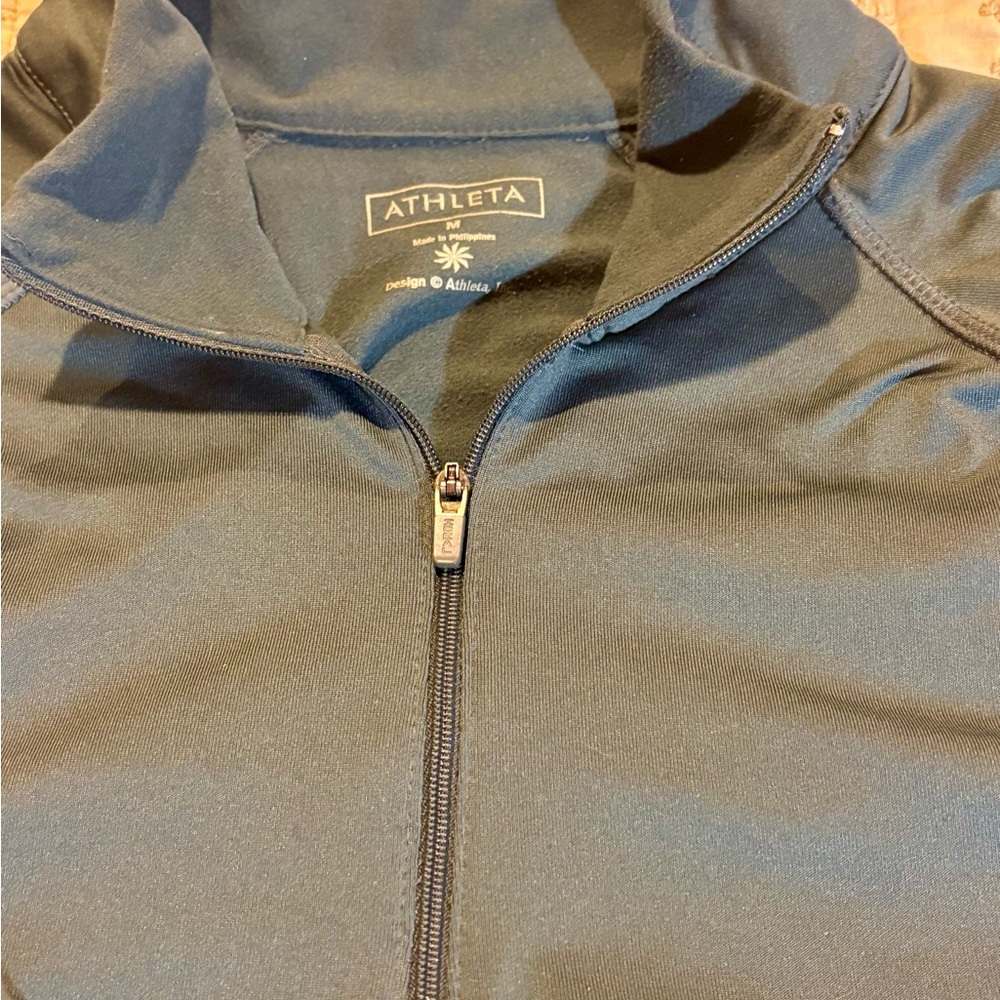 Athleta 3/4 zip with fleece lining